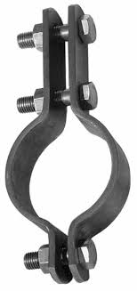 3-bolt pipe clamp